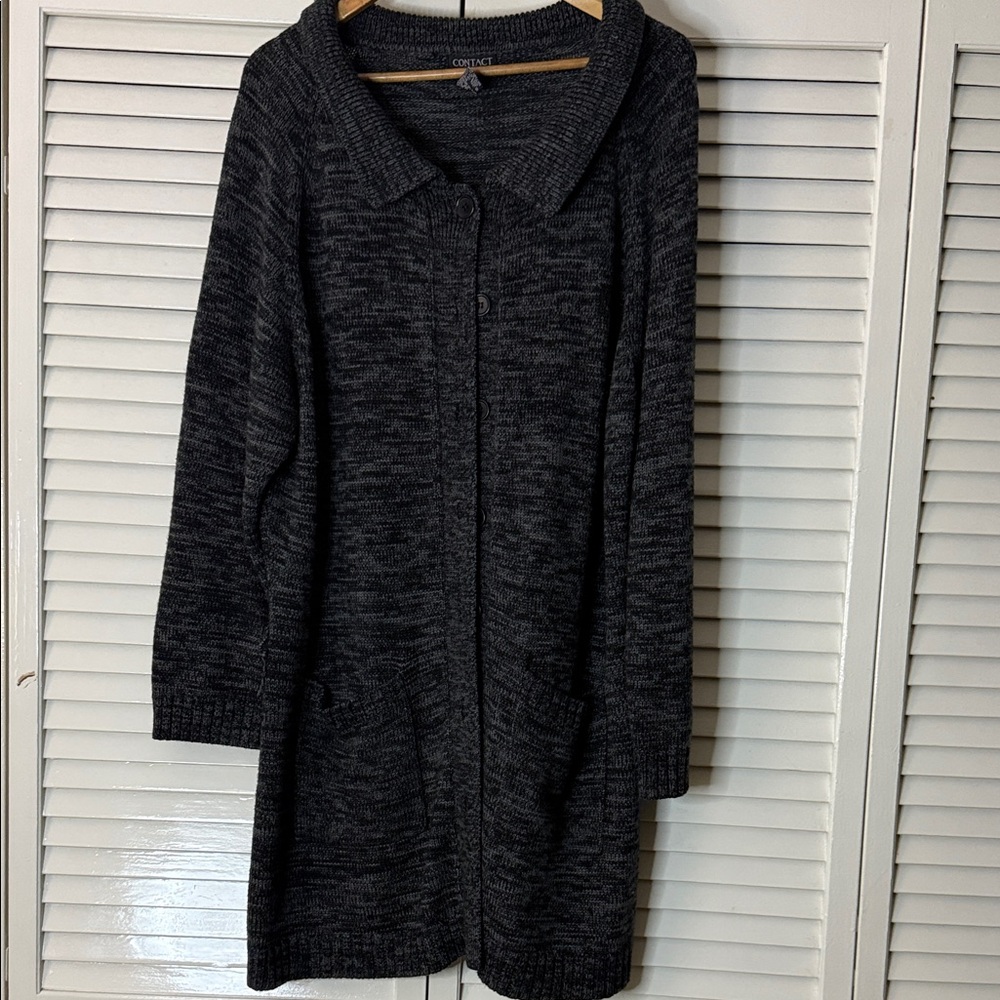 Women's Black Knit Cardigan